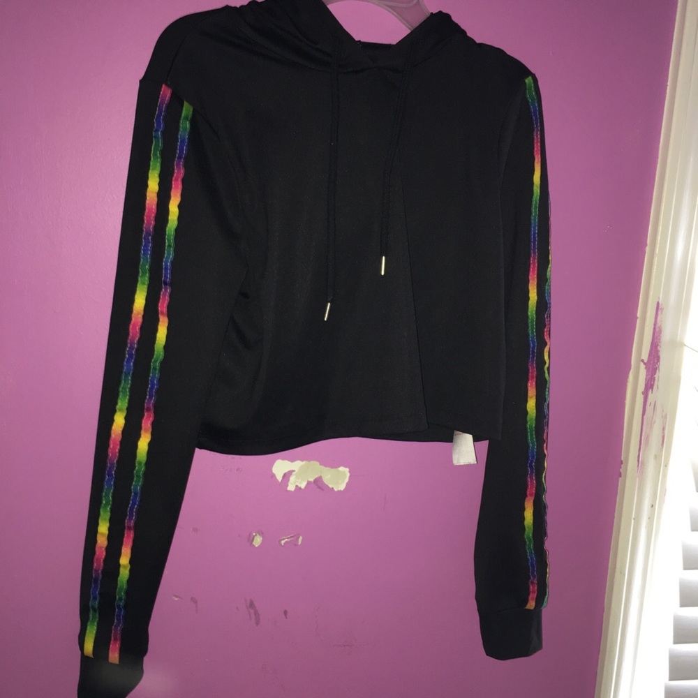 Black cropped jacket